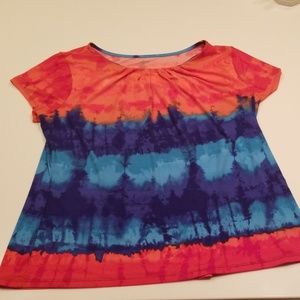 Worthington pxl tie dye blend shirt